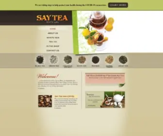 Sayteaonbloor.com(Say Tea On Bloor) Screenshot