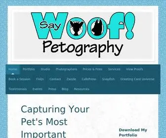 Saywoofpetography.com(Say Woof) Screenshot