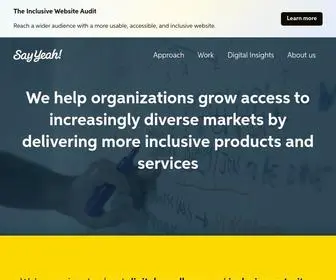 Sayyeah.com(Inclusive design) Screenshot