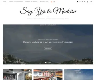 Sayyestomadeira.com(Wyspa Madera) Screenshot