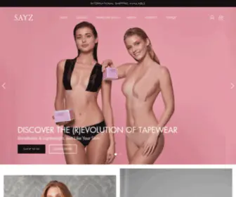 Sayzwear.com(Sayzwear) Screenshot