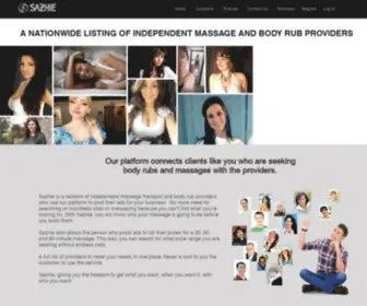 Sazhie.com(When Massage Therapists Compete) Screenshot