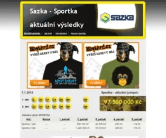 Sazka-Sportka-VYsledky.com(Sazka Sportka VYsledky) Screenshot