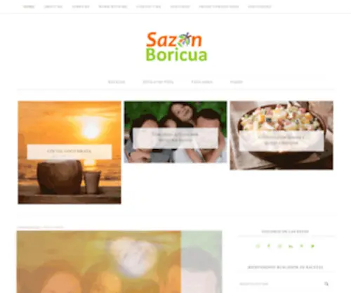 Sazonboricua.com(Neutrogena®) Screenshot
