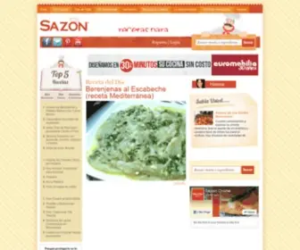 Sazononline.com(Recetas de Cocina) Screenshot