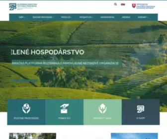 Sazp.sk(Slovenská agentúra životného prostredia) Screenshot