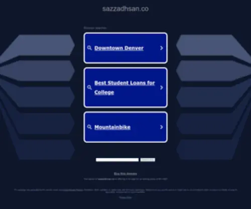 Sazzadhsan.co(Sazzad) Screenshot