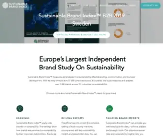 SB-Index.com(Sustainable Brand Index™) Screenshot