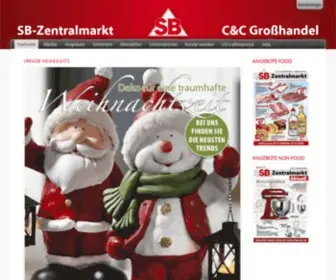 SB-Zentralmarkt.de(C&C Großhandel) Screenshot
