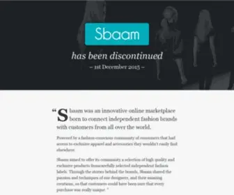 Sbaam.com(Closing Page) Screenshot