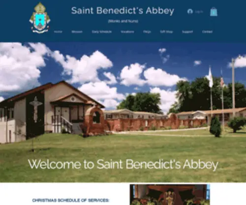 Sbabbey.com(Saint Benedict's Abbey) Screenshot