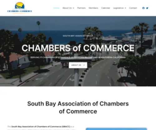 Sbacc.com(South Bay Association of Chambers of Commerce) Screenshot