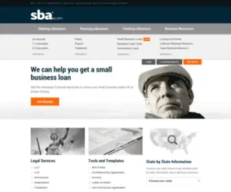 Sba.com(Small Business Advice) Screenshot