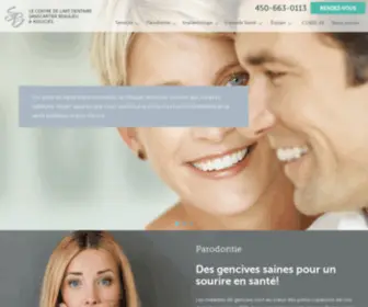 Sbadent.com(Dentistes à Laval) Screenshot