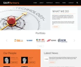 Sbaif.com(SAIF Partners) Screenshot