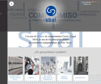 Sbal.net(En SBAL somos especialistas en asesoramiento fiscal en Bilbao) Screenshot