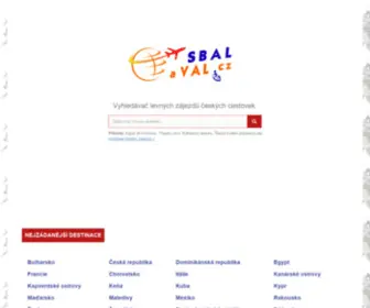 Sbalaval.cz(Dovolená) Screenshot