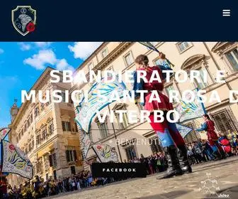 Sbandieratorisantarosa.it(Sbandieratori e Musici Santa Rosa da Viterbo) Screenshot