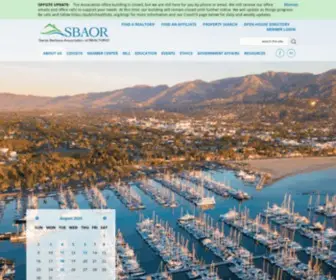 Sbaor.org(Santa Barbara Association of Realtors) Screenshot