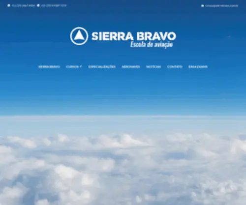 Sbaviation.com.br(Escola de aviação) Screenshot