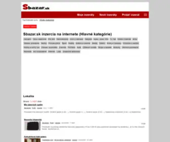 Sbazar.sk(Sbazar.sk inzercia na internete) Screenshot