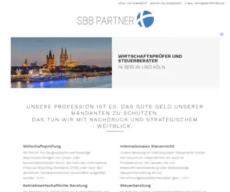 SBB-Partner.de(Siebert Begert Bolin) Screenshot