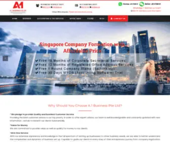 SBbhosted.com(#1 Singapore Virtual Office) Screenshot