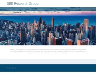 SBBRG.com(SBB Research Group) Screenshot