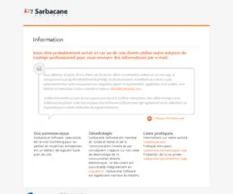 SBC33.com(Emailing, sms, automation & conseils marketing) Screenshot