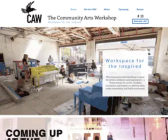 Sbcaw.org(The Community Arts Workshop) Screenshot