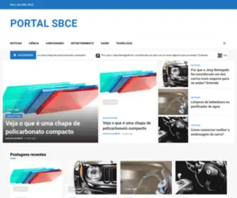 Sbce.med.br(PORTAL SBCE) Screenshot