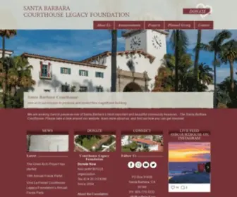 SBCLF.org(Santa Barbara Courthouse Legacy Foundation) Screenshot