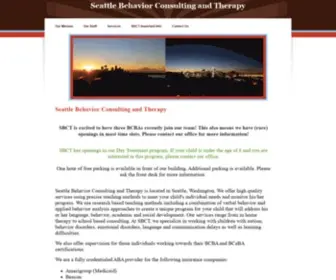 SBCtsite.com(Seattle Behavior Consulting and Therapy) Screenshot