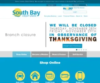 Sbcu.org(South Bay Credit Union) Screenshot