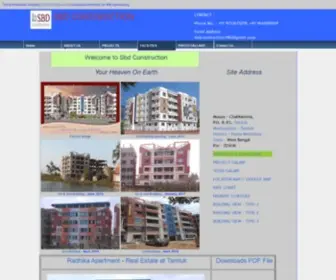 SBD-Construction.co.in(SBD CONSTRUCTION) Screenshot