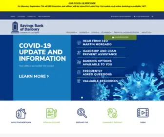 Sbdanbury.com(Connecticut's Local Community Bank) Screenshot