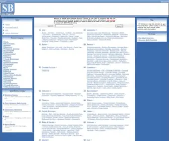 Sbdir.com(Web Directory of Businesses Website Listings Search Engine) Screenshot