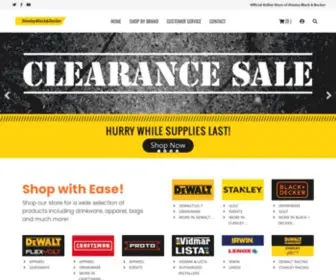 SBdmerchandise.com(Stanley Black & Decker) Screenshot