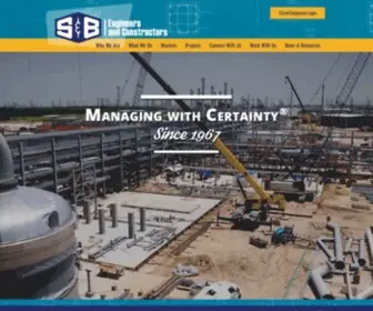 Sbec.com(S & B Engineers and Constructors Ltd) Screenshot