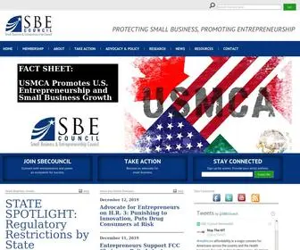 Sbecouncil.org(Small Business & Entrepreneurship Council) Screenshot