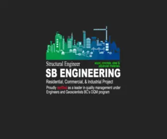 Sbengineering.ca(SB ENGINEERING) Screenshot