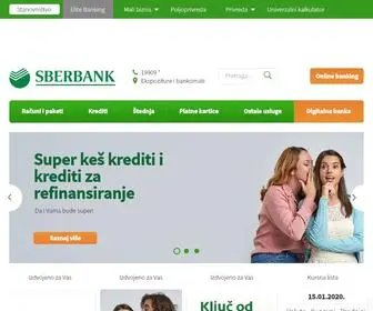 Sberbank.rs(Početna) Screenshot