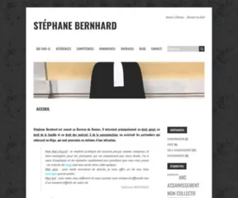 Sbernhard-Avocat.fr(Accueil) Screenshot