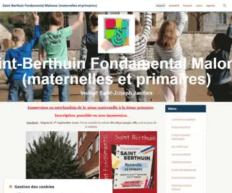 SBFM.be(Saint-Berthuin Fondamental Malonne) Screenshot