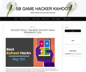 Sbgamehacker.org(SB Game Hacker) Screenshot