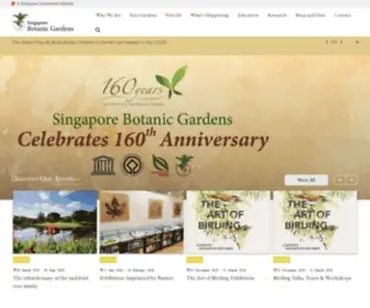 SBG.org.sg(Singapore Botanic Gardens) Screenshot