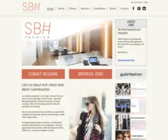 SBhfashion.com(Find the Best Candidates) Screenshot