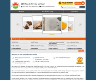 SBhfoods.com(SBH Foods Private Limited) Screenshot