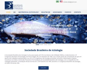 Sbi.bio.br(Sociedade Brasileira de Ictiologia) Screenshot