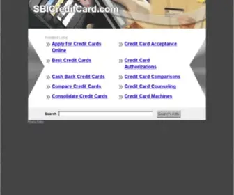 Sbicreditcard.com(Sbicreditcard) Screenshot